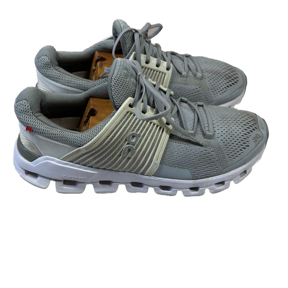 On Running Shoes - On Cloudswift Helion Womens Size 7.5 Gray White Athletic Training Running Shoes